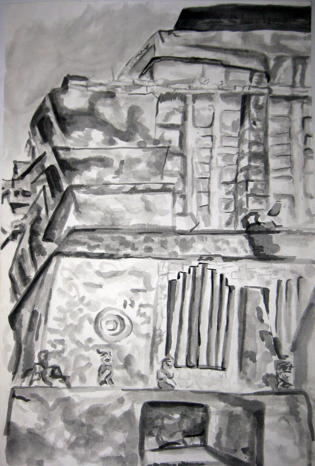 Detalle del Anahuacalli