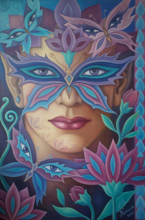 Olhar alado azul...