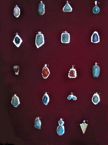 CONJUNTO COLGANTES ENCHAPADOS