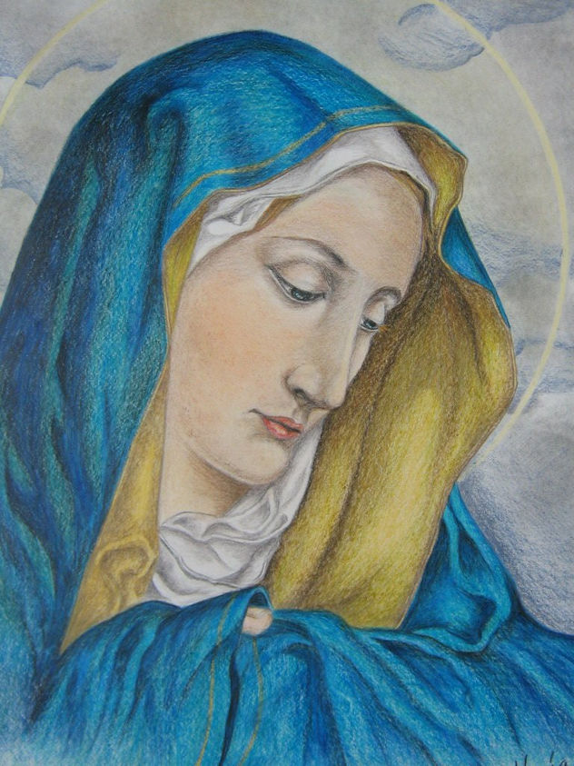 Virgen del dedo ó Virgen Dolorosa (c)