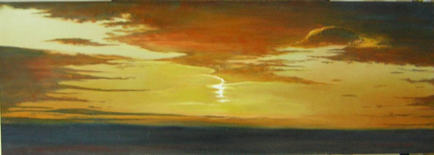 ATARDECER Oil Panel Landscaping