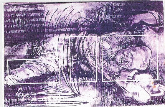 "Todo tiempo pasado II" - Drawing Other, 1984 Alberto Ortú Martín ORTVS Oil Panel Others