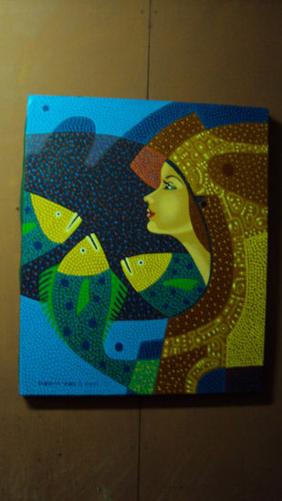 Amistad con Princesa Acrylic Canvas Others