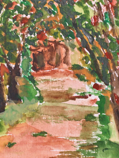 camino Watercolour Paper Landscaping