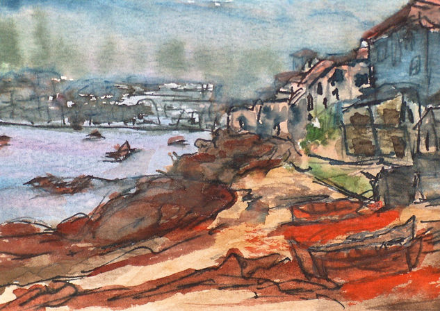 COMBARRO (PONTEVEDRA) Watercolour Paper Landscaping