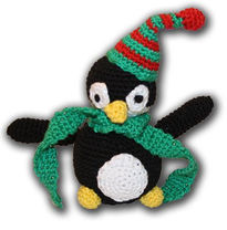 Pingüino navideño...