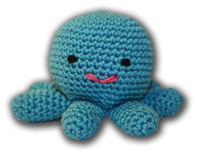 Pulpo 'Kike' de ganchillo