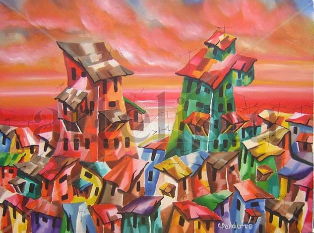 LAS TORRES Oil Canvas Landscaping