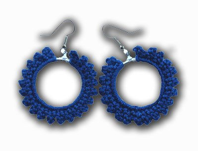 Pendientes 'Chaber' de ganchillo 
