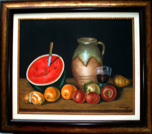 Bodegon 4 Oil Canvas Still Life Paintings