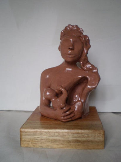 de ka serie Humanidad Terracotta Figurative