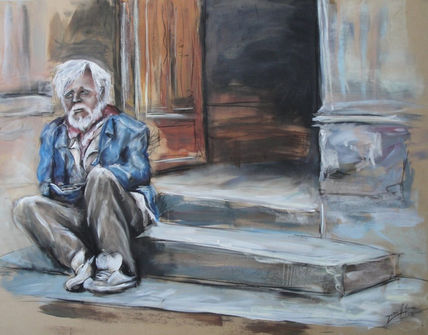 Anciano Pidiendo...