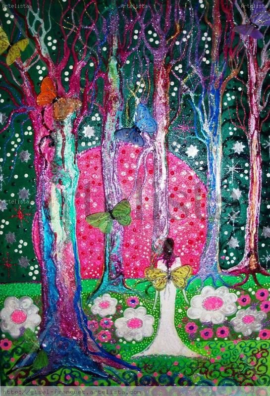 " MARIPOSA Y EL BOSQUE ENCANTADO "