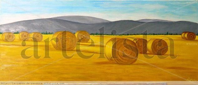 campo de balas Oil Panel Landscaping