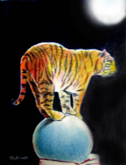 Tigre en el circo