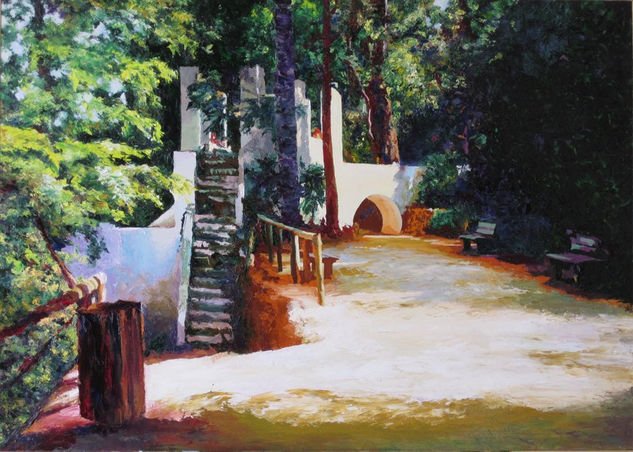 RINCON DE OROMANA Oil Panel Landscaping