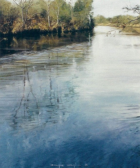 Río Tajo Oil Canvas Landscaping