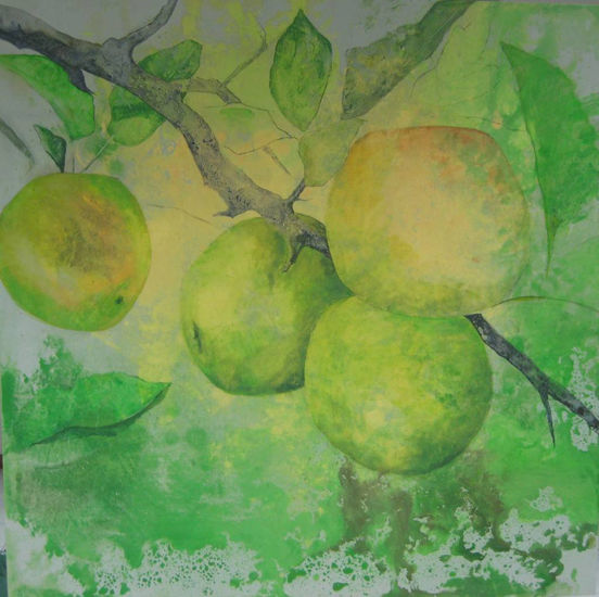 MANZANAS Mixed media Panel Others