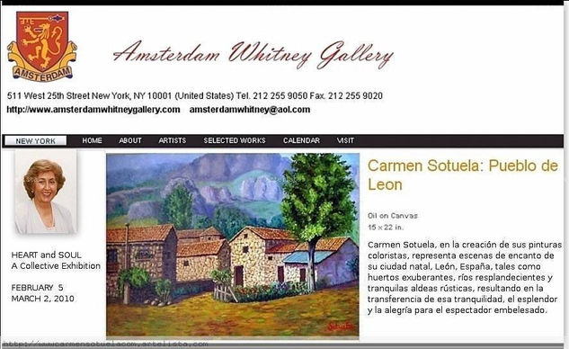 Amsterdam Whitney Gallery Oil Canvas Landscaping