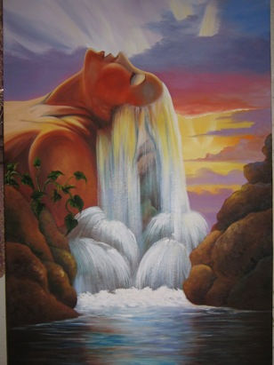 cascada Oil Canvas