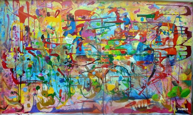 El Ciclista Acrylic Canvas Others