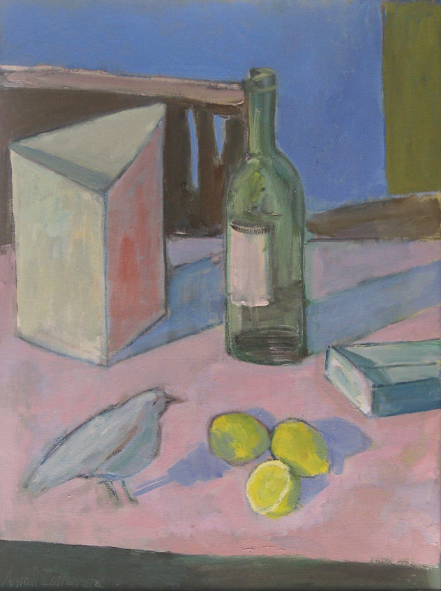 bodegón con pájaro (  constructivo )