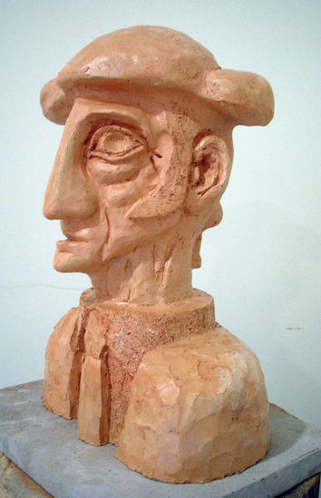 "EL MAESTRO Y SUS MIEDOS" ("EL MAESTRO...) Terracota Figurativa