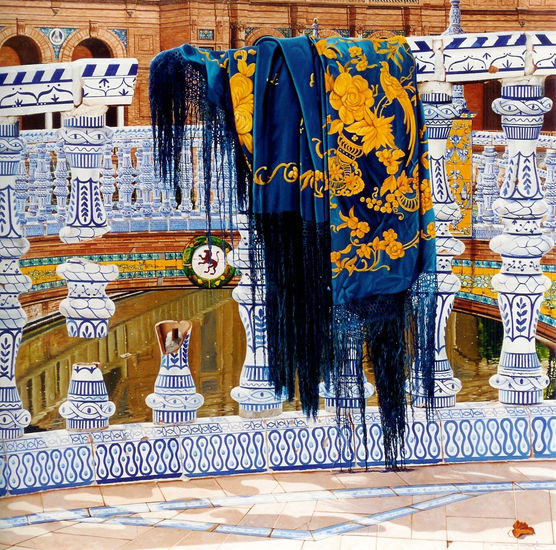 Elegía andaluza Oil Canvas Landscaping