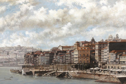 Cielo encima de Oporto