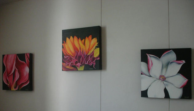 Tríctico de flores