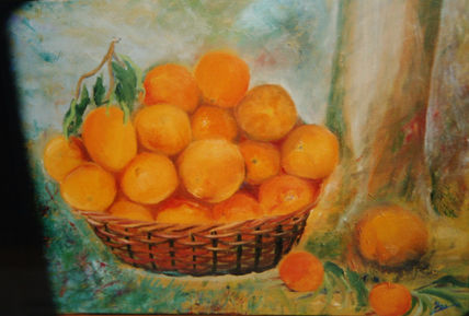 Cesto de naranjas