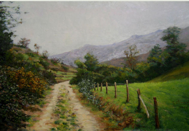 camino del Cares en azules