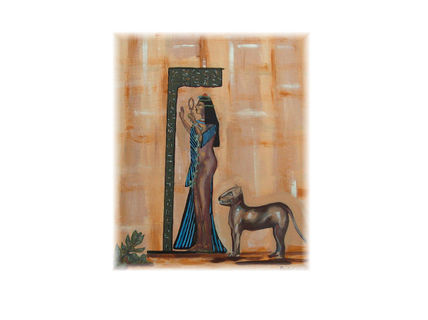 Egiptian lady with...