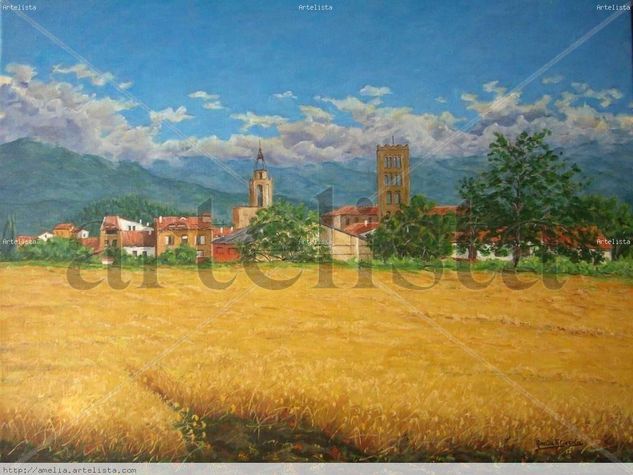 Vista de Breda Oil Canvas Landscaping