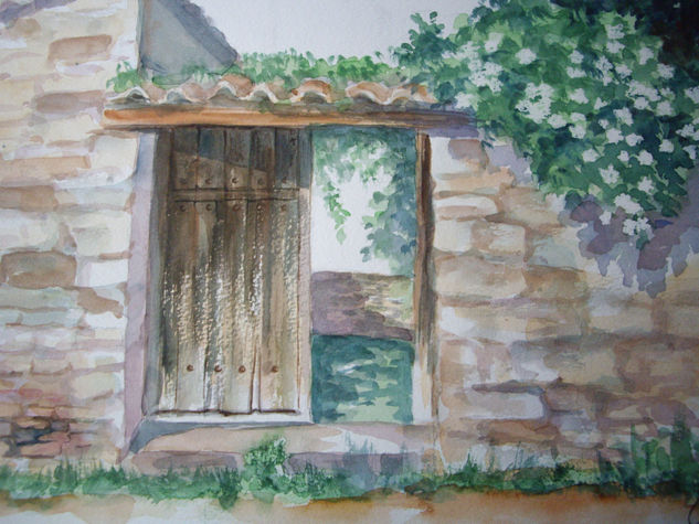 FACHADA ( ACUARELA) Watercolour Paper Landscaping