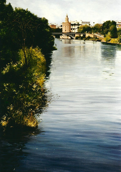 Guadalquivir Óleo Lienzo Paisaje