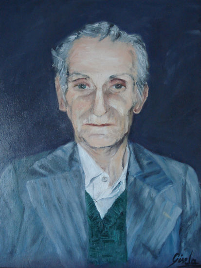 Retrato de mi abuelo Óleo Lienzo Retrato