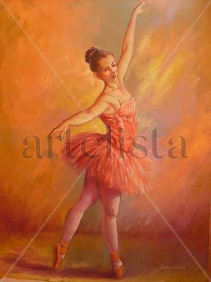 bailarina Oil Canvas Landscaping