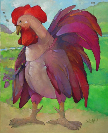 Purple Rooster 