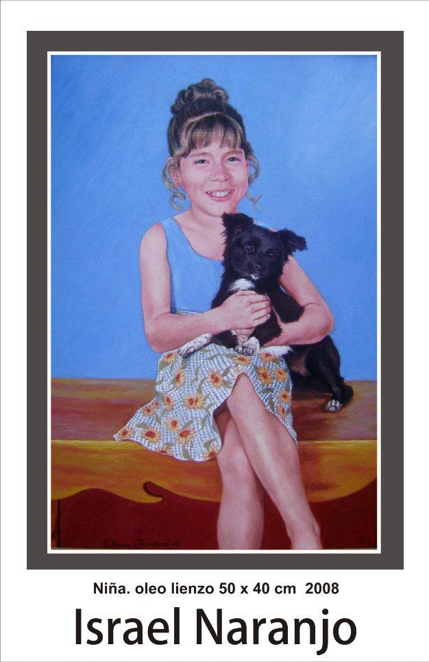 Niña con perro