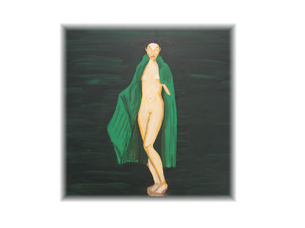 Lady in green