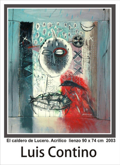 El cardero de Lucero Acrylic Canvas Figure Painting