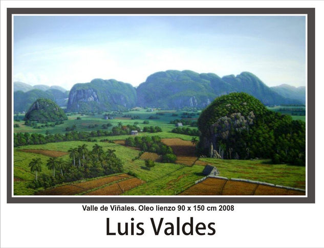 Valle de Viñales Oil Canvas Landscaping