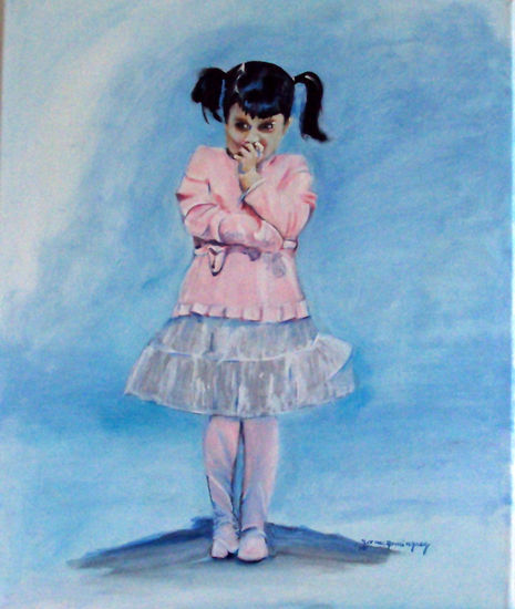 matilda Acrylic Canvas Figure Painting