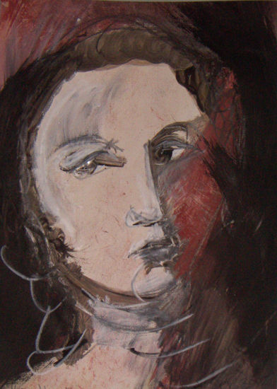 variación 2 Media Mixta Papel Retrato