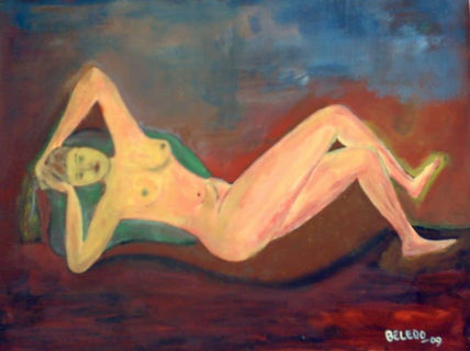 Desnudio en Rojo