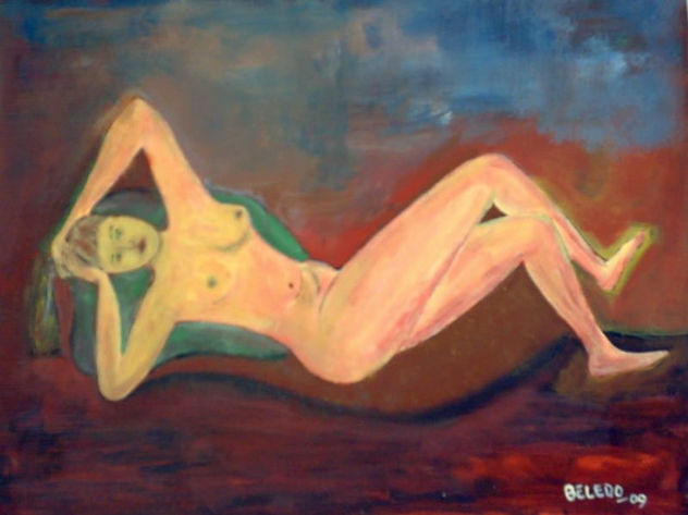 Desnudio en Rojo