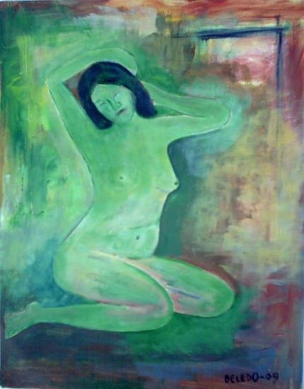 Esperanza Acrylic Card Nude Paintings