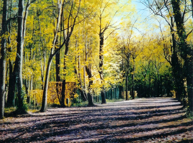 Las cuatro estaciones (Otoño) Óleo Lienzo Paisaje