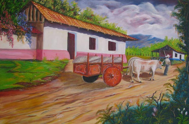 El recuerdo de las tradiciones Oil Canvas Landscaping